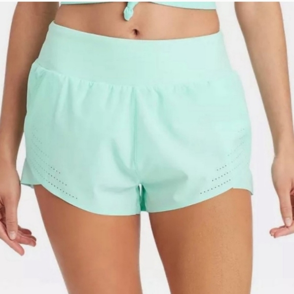 JoyLab Pants - JoyLab Mint Mid-Rise Athletic Shorties